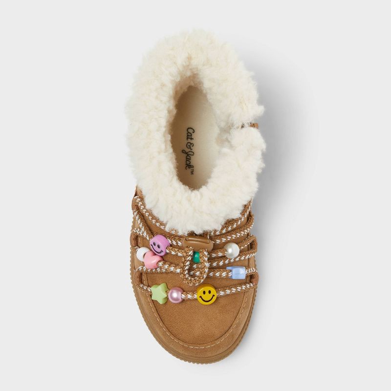 slide 3 of 4, Toddler Hydee Combat Boots - Cat & Jack™ Tan 9T, 1 ct