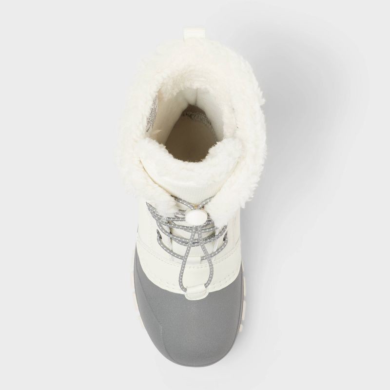 slide 3 of 3, Kids' Skylar Waterproof Snow Boots - All In Motion™ Cream 13, 1 ct