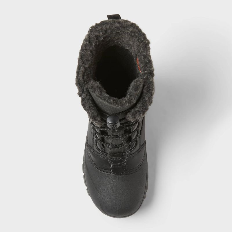 slide 3 of 4, Kids' Skylar Waterproof Snow Boots - All In Motion™ Black 13, 1 ct