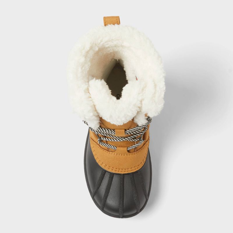 slide 3 of 4, Kids' Kit Waterproof Snow Boots - Cat & Jack™ Cognac 2, 1 ct
