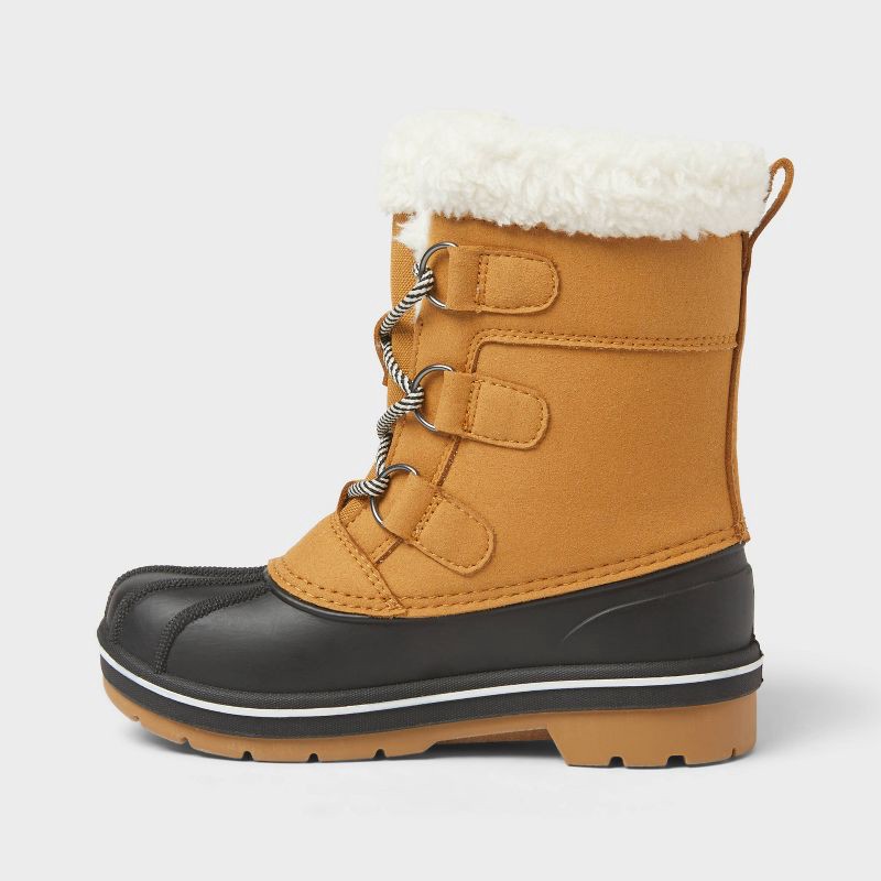 slide 2 of 4, Kids' Kit Waterproof Snow Boots - Cat & Jack™ Cognac 5, 1 ct