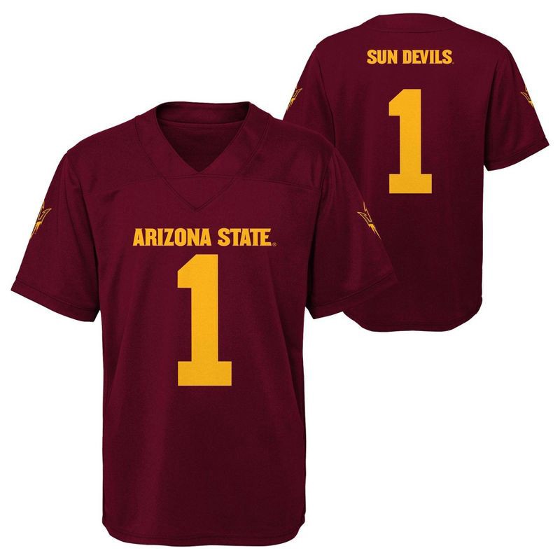 slide 1 of 3, NCAA Arizona State Sun Devils Boys' Jersey - L, 1 ct