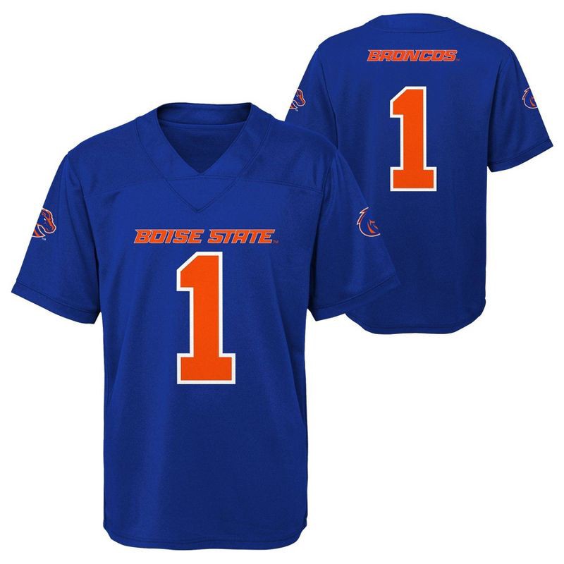 slide 1 of 3, NCAA Boise State Broncos Boys' Jersey - L, 1 ct