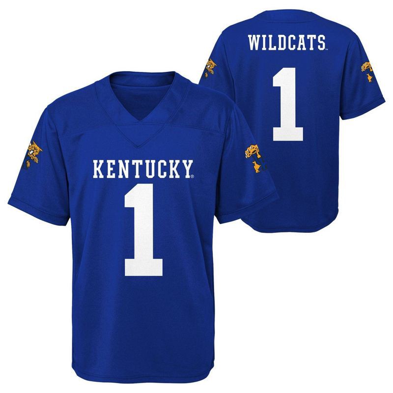 slide 1 of 3, NCAA Kentucky Wildcats Boys' Jersey - S, 1 ct