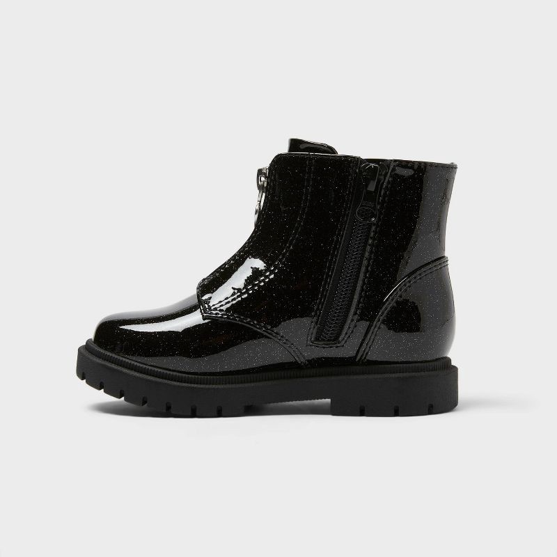 slide 2 of 4, Toddler Girls' Donna Chelsea Boots - Cat & Jack™ Black 9T, 1 ct