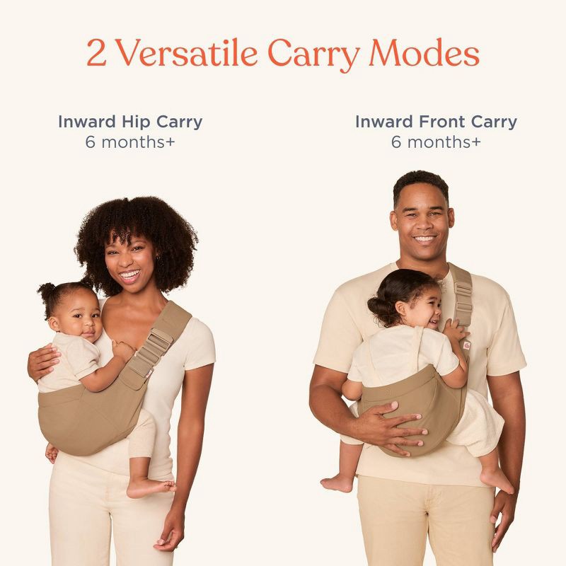 slide 6 of 11, Ergobaby Upsie Sling Baby Carrier - Camel, 1 ct