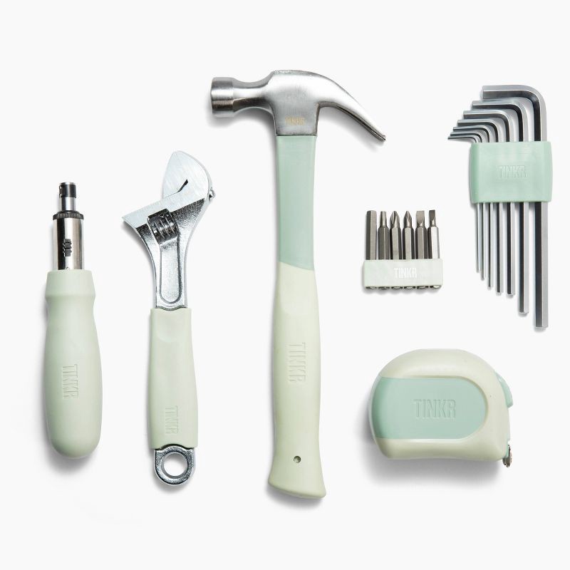 slide 2 of 4, TINKR Home Essentials Kit with Canvas Roll-up Case, 1 ct