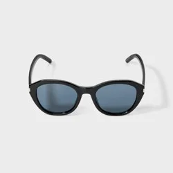 Plastic Round Sunglasses-Wild Fable™ Black