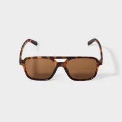 Plastic Aviator Sunglasses- Wild Fable™ Tort
