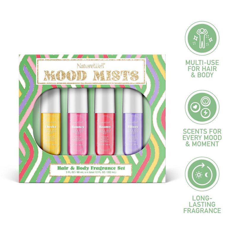 slide 3 of 5, NatureWell Fragrance Mist Gift Set - 4ct, 4 ct