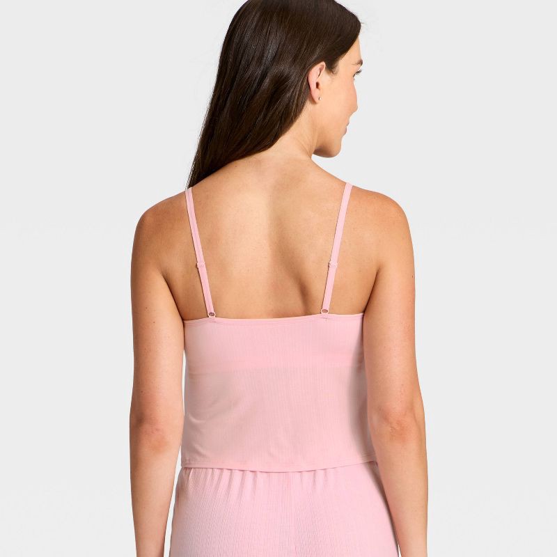 slide 2 of 3, Women's Modal Blend Lace Cami - Auden™ Light Pink S, 1 ct