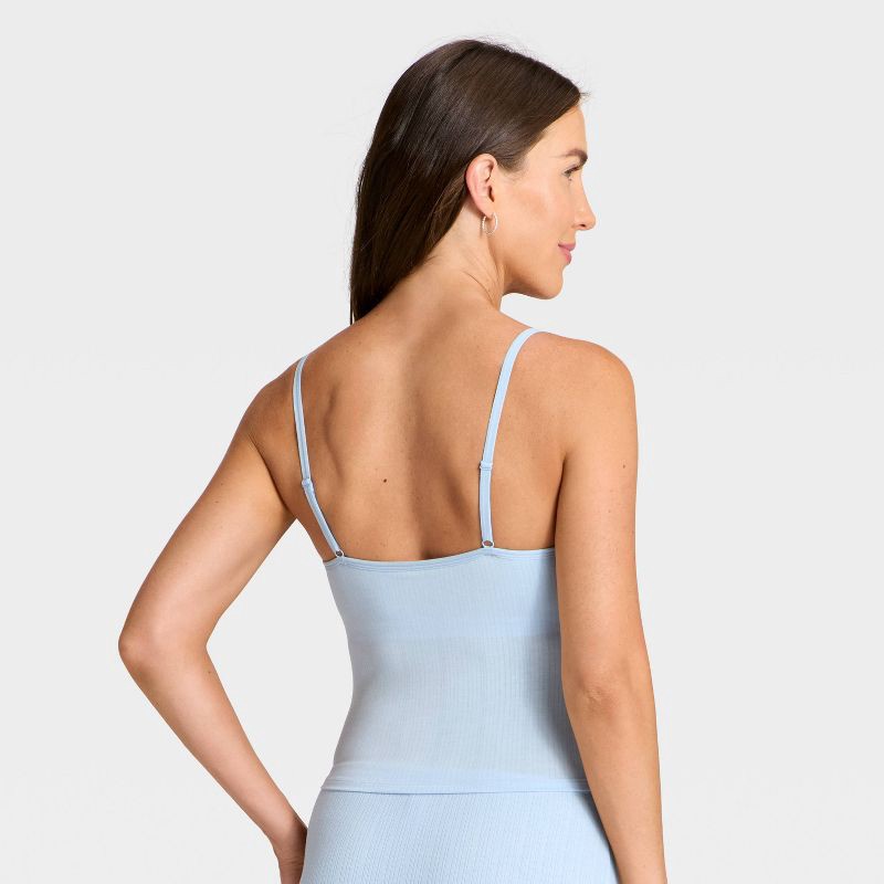 slide 3 of 3, Women's Modal Blend Lace Cami - Auden™ Light Blue XL, 1 ct