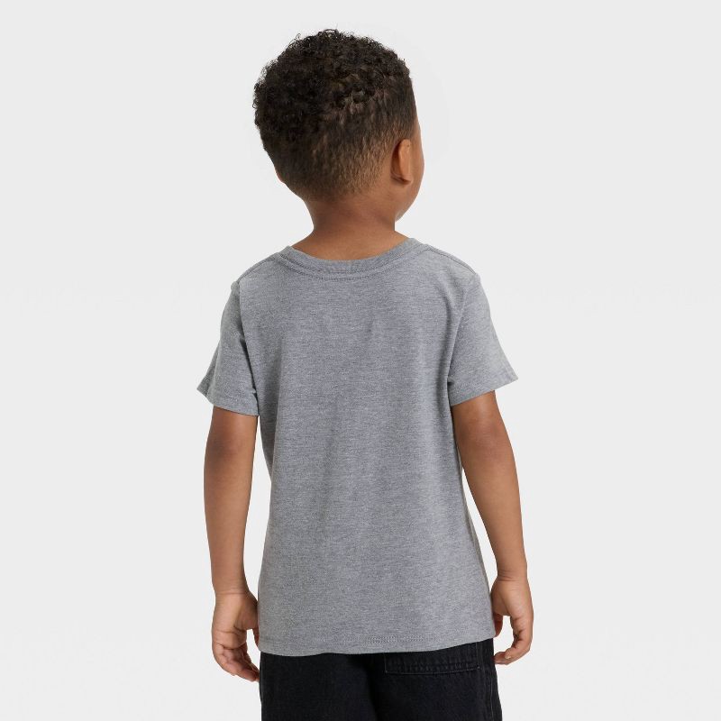 slide 3 of 4, Toddler Boys' Short Sleeve Brother Club Graphic T-Shirt - Cat & Jack™ Gray 12M, 1 ct