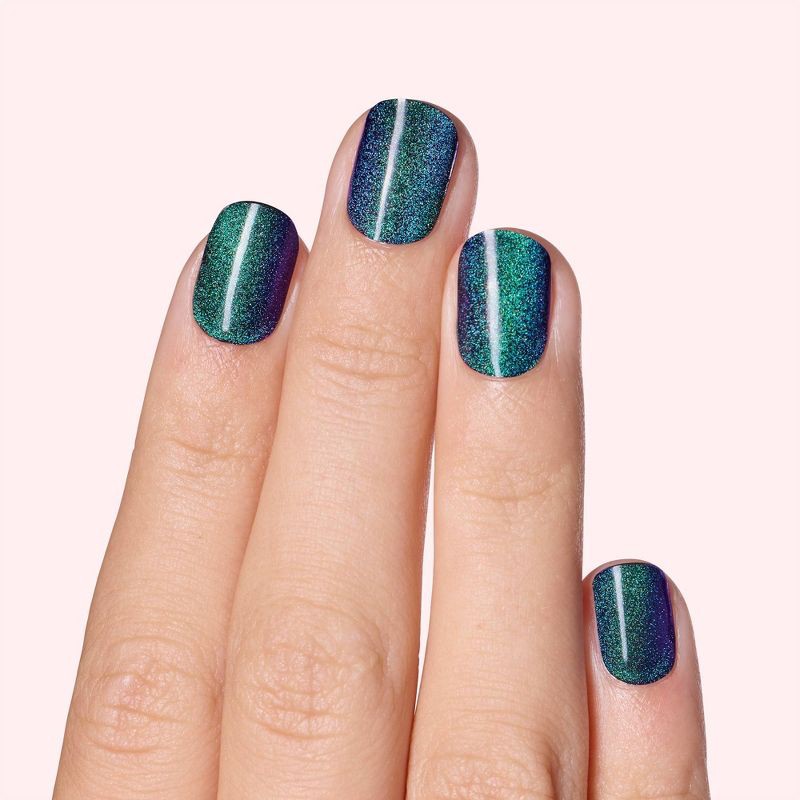 slide 2 of 6, Dashing Diva Glaze Semi-Cured Gel Nail Art Strips - Stone Cold - 32ct, 32 ct