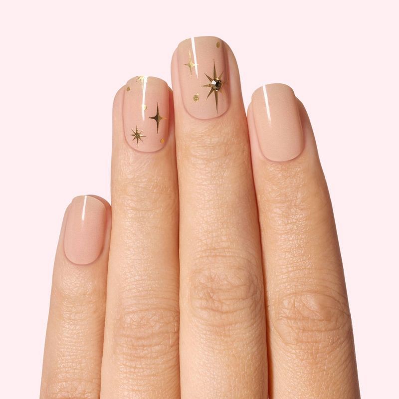 slide 2 of 6, Dashing Diva Glaze Semi-Cured Gel Nail Art Strips - Magnificence - 32ct, 32 ct