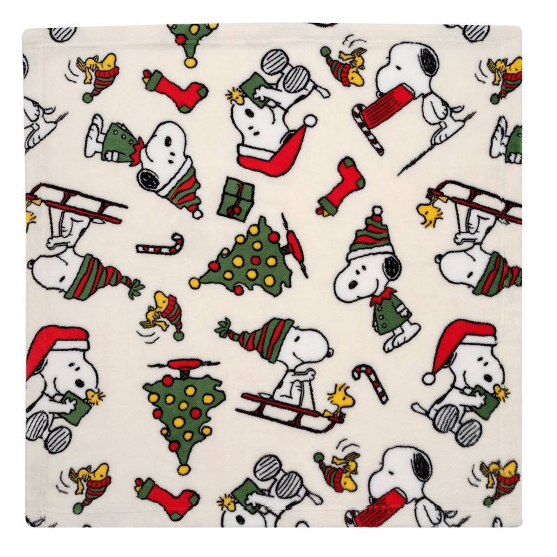 slide 2 of 5, Bedtime Originals Snoopy Holiday Baby Blanket, 1 ct