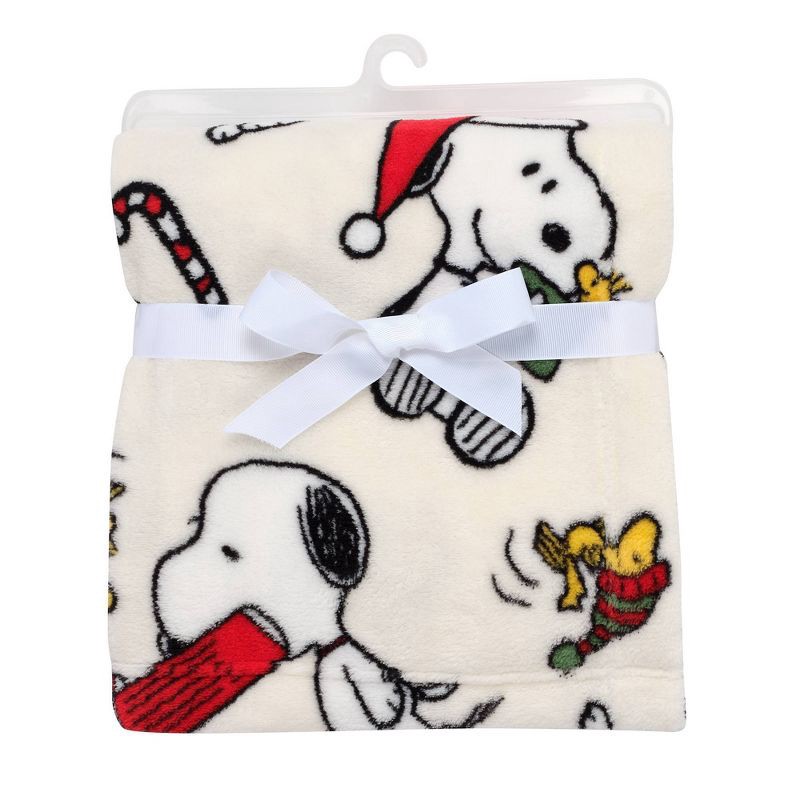 slide 4 of 5, Bedtime Originals Snoopy Holiday Baby Blanket, 1 ct