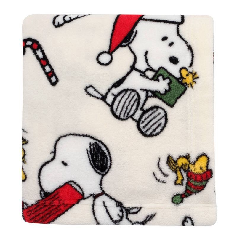slide 5 of 5, Bedtime Originals Snoopy Holiday Baby Blanket, 1 ct