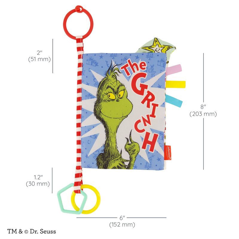 slide 2 of 13, Infantino Grinch Holiday Soft Book, 1 ct