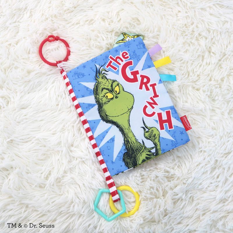 slide 3 of 13, Infantino Grinch Holiday Soft Book, 1 ct