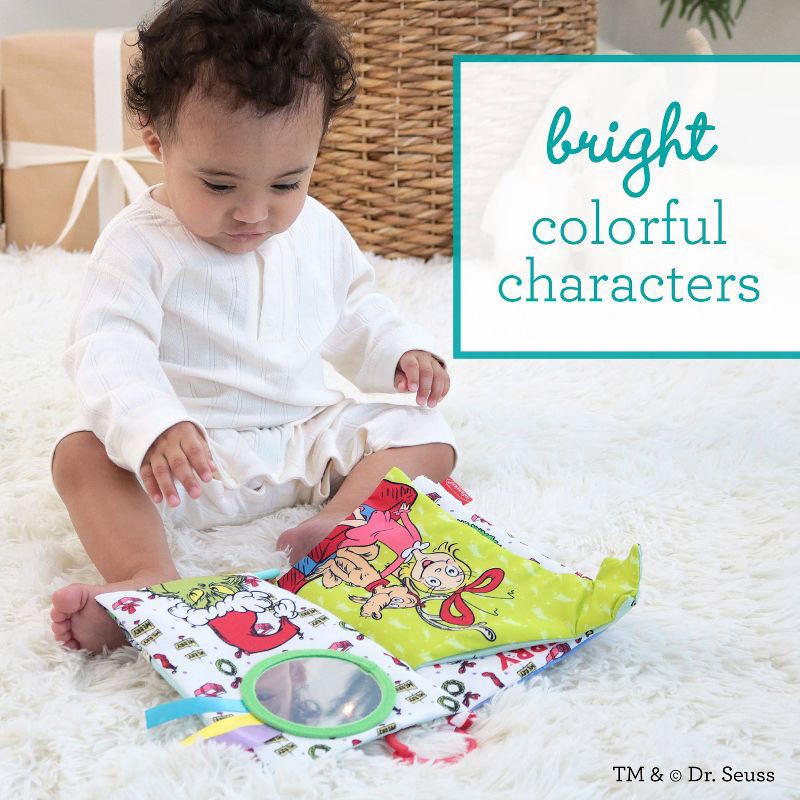 slide 5 of 13, Infantino Grinch Holiday Soft Book, 1 ct