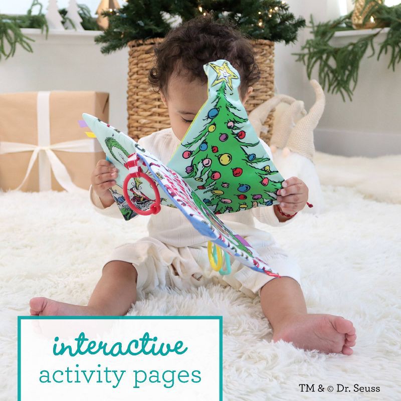 slide 6 of 13, Infantino Grinch Holiday Soft Book, 1 ct