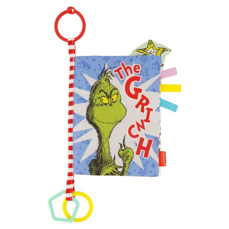 slide 1 of 13, Infantino Grinch Holiday Soft Book, 1 ct
