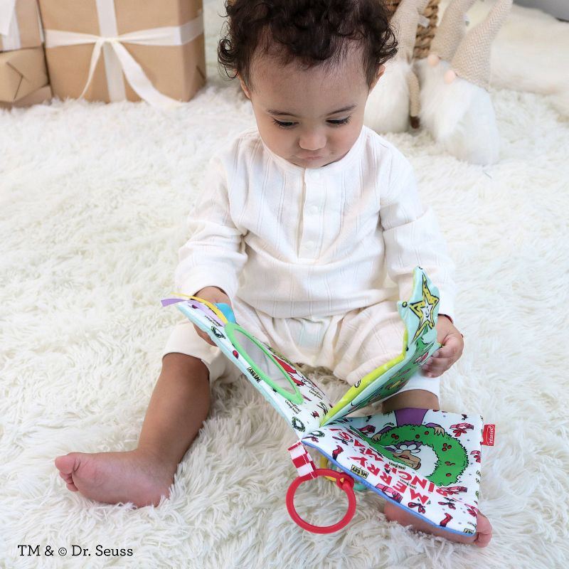 slide 9 of 13, Infantino Grinch Holiday Soft Book, 1 ct