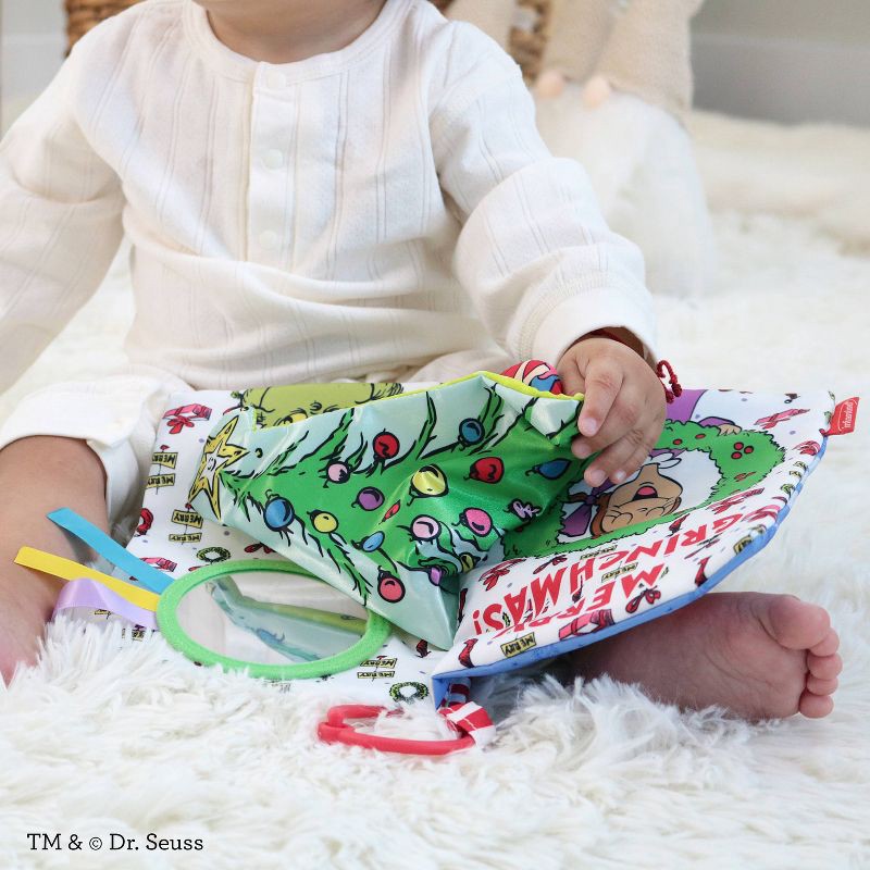 slide 10 of 13, Infantino Grinch Holiday Soft Book, 1 ct