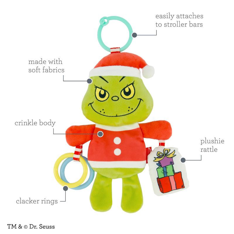 slide 6 of 8, Infantino Grinch Holiday Activity Toy, 1 ct