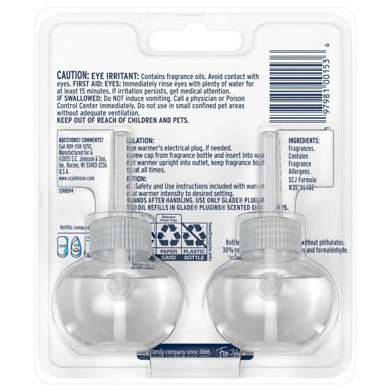 slide 3 of 12, Glade Air Freshener Plug Ins Fall Scented Oil Diffuser Refills - Orange Zest & Clove - 1.34 fl oz/2pk, 2 ct; 1.34 fl oz