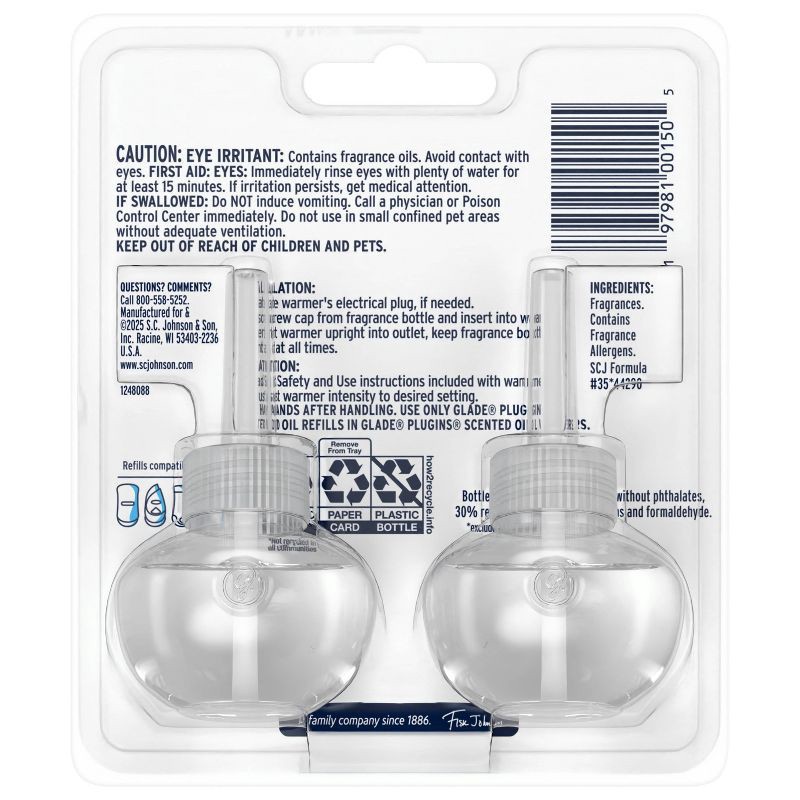 slide 3 of 11, Glade PlugIns Scented Oil Air Freshener Refills - Balsam & Spruce - 1.34oz/2ct, 2 ct; 1.34 oz