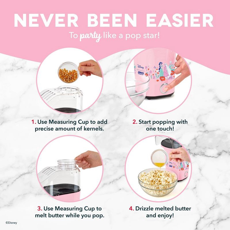slide 5 of 7, Disney Dash Princess Fresh Pop Popcorn Maker, 1 ct