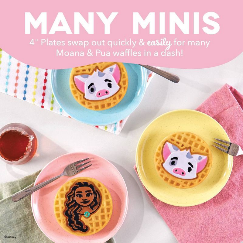 slide 4 of 8, Disney Dash 2pk Moana & Pua Removable Plate for the MultiMaker Mini Maker System, 2 ct