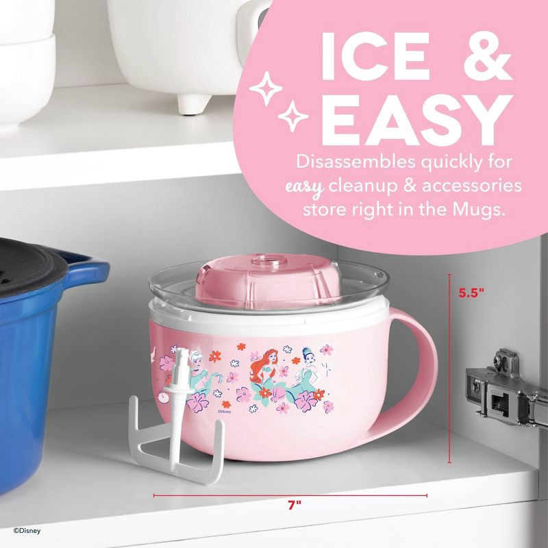 slide 7 of 8, Disney Dash Princess My Mug Ice Cream Maker Bundle, 1 ct
