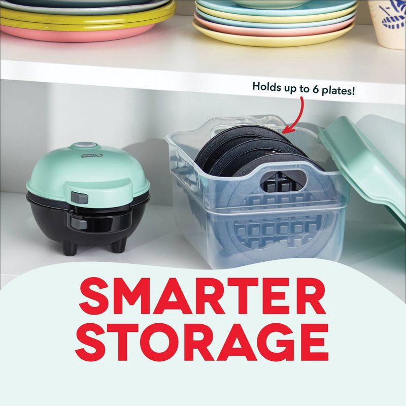 slide 3 of 3, Dash Multi Mini Plate Storage Waffle Maker, 1 ct