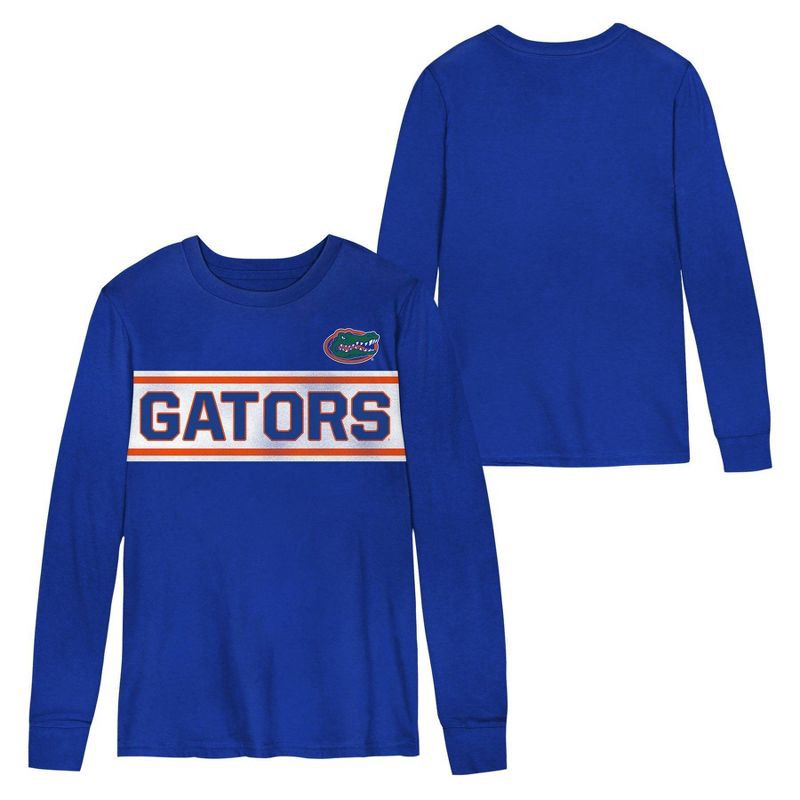 slide 1 of 3, NCAA Florida Gators Boys' Long Sleeve T-Shirt - S, 1 ct