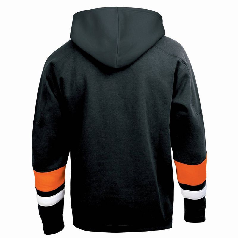 slide 2 of 3, NHL Anaheim Ducks Men's Long Sleeve Hooded Sweatshirt with Lace - M, 1 ct