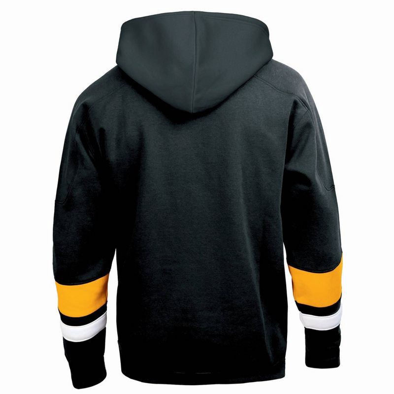 slide 2 of 3, NHL Boston Bruins Men's Long Sleeve Hooded Sweatshirt with Lace - XXL, 1 ct