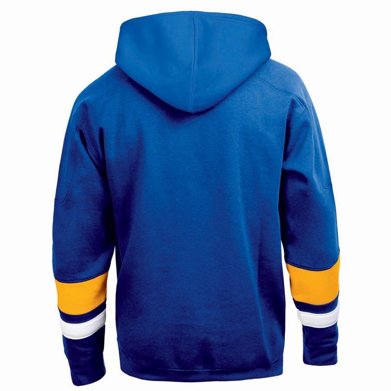 slide 2 of 3, NHL Buffalo Sabres Men's Long Sleeve Hooded Sweatshirt with Lace - S, 1 ct
