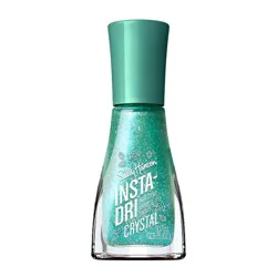 Sally Hansen Insta-Dri Nail Polish - 121 Aquamarine Aura - 0.31 fl oz: Opaque, Frosted, Glitter Finish