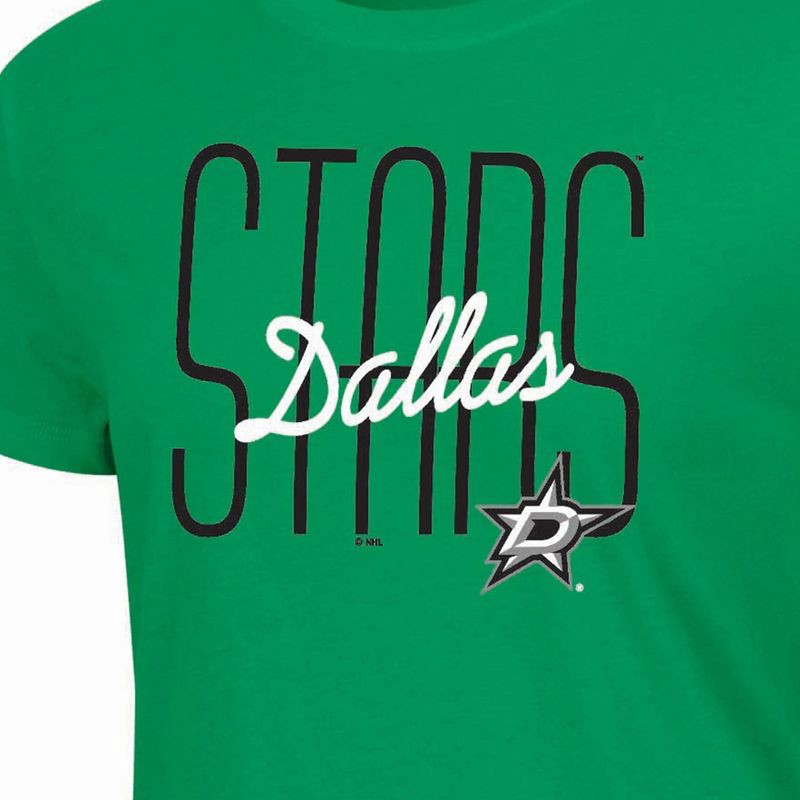 slide 3 of 3, NHL Dallas Stars Women's Short Sleeve T-Shirt - S, 1 ct