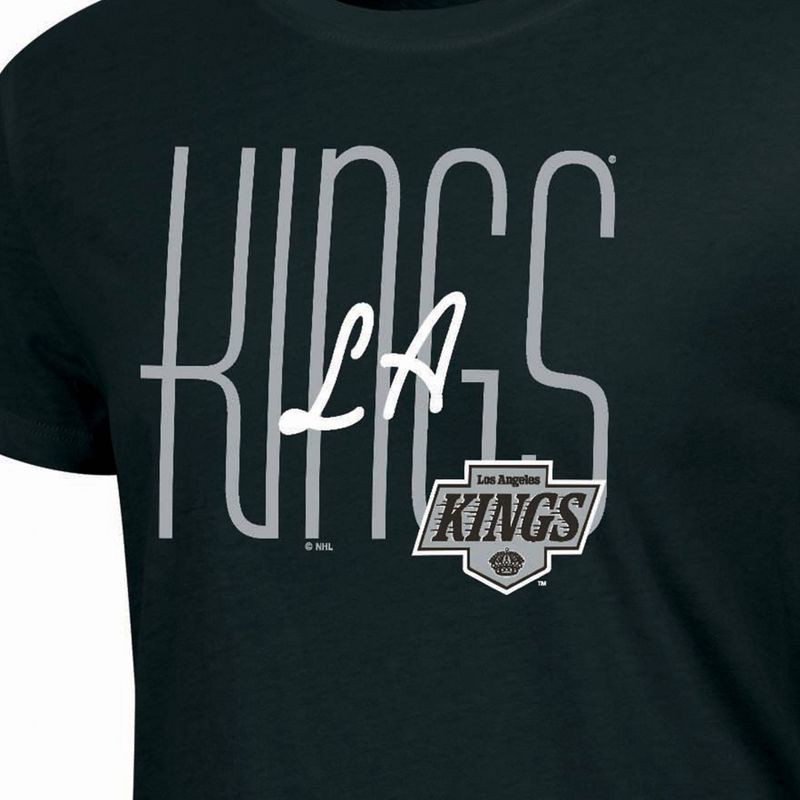 slide 3 of 3, NHL Los Angeles Kings Women's Short Sleeve T-Shirt - L, 1 ct