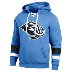 NHL Utah Hockey Club Men's Long Sleeve Hooded Sweatshirt with Lace - L