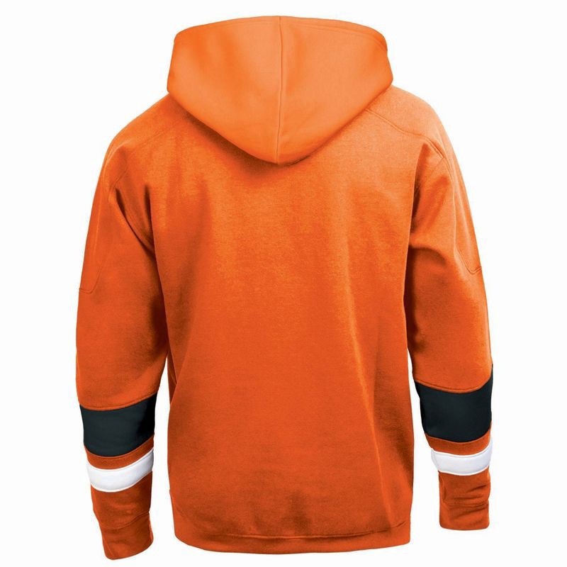 slide 2 of 3, NHL Philadelphia Flyers Men's Long Sleeve Hooded Sweatshirt with Lace - M, 1 ct