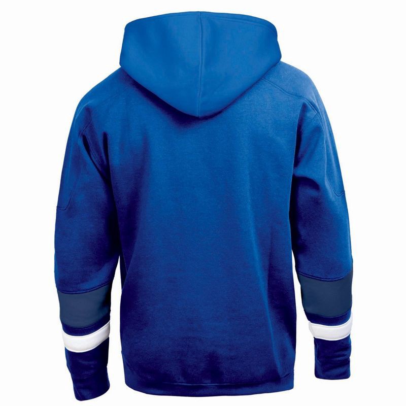 slide 2 of 3, NHL St. Louis Blues Men's Long Sleeve Hooded Sweatshirt with Lace - S, 1 ct