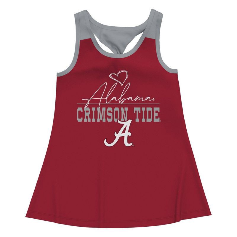 slide 2 of 3, NCAA Alabama Crimson Tide Girls' Tank Top - M, 1 ct