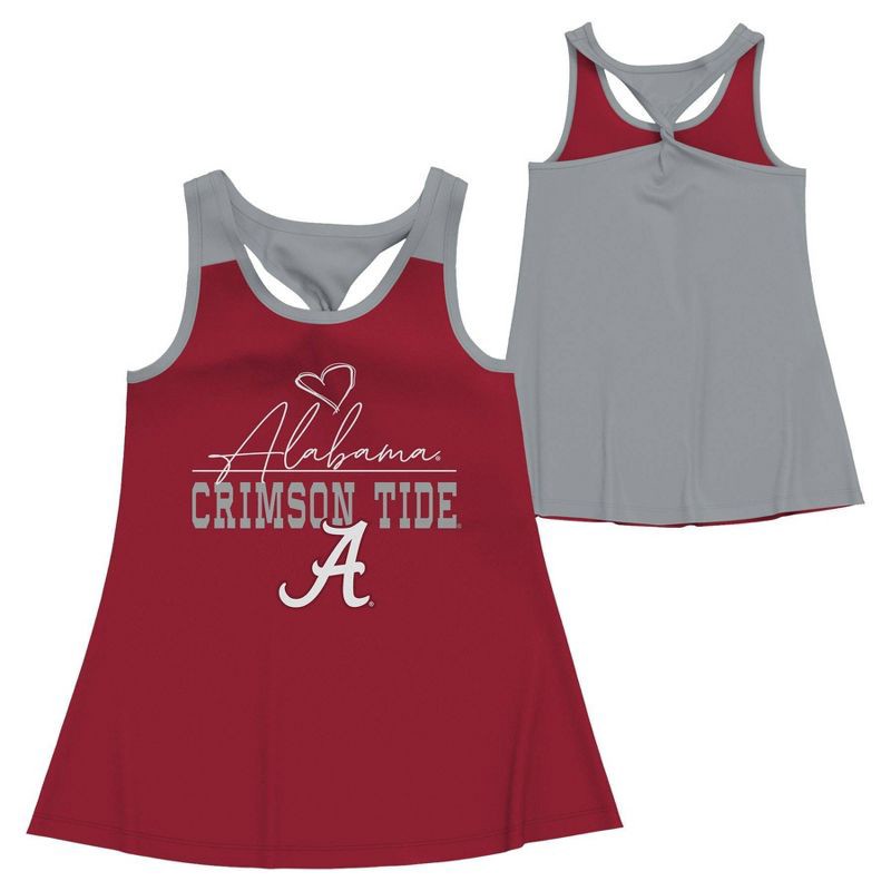 slide 1 of 3, NCAA Alabama Crimson Tide Girls' Tank Top - M, 1 ct