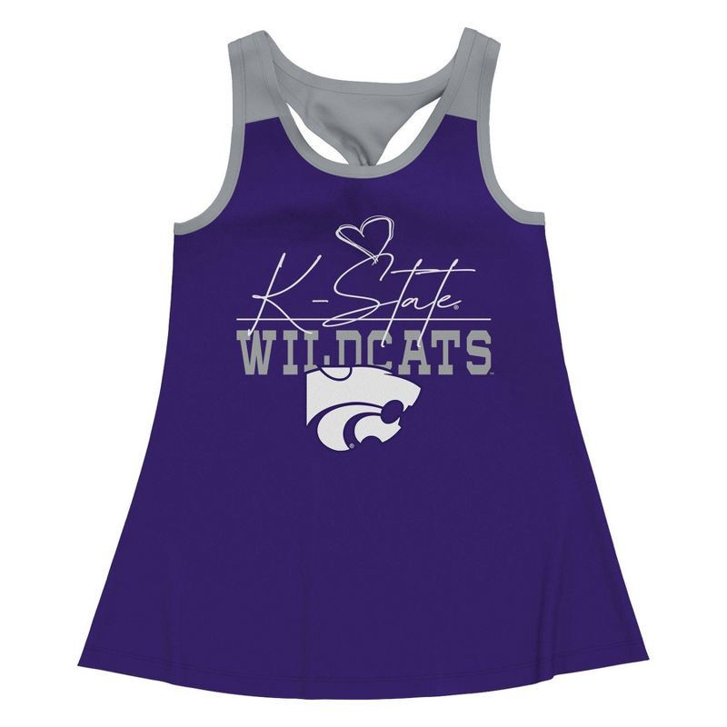 slide 2 of 3, NCAA Kansas State Wildcats Girls' Tank Top - M, 1 ct