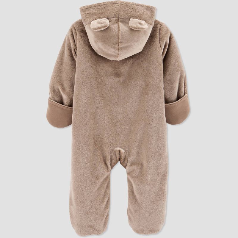 slide 3 of 6, Carter's Just One You® Baby Boys' Bear Pram - Brown 3M, 1 ct